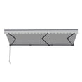 thumbnail image 4 of Semi-Cassette Motorized LED Luxury Patio Awning - 20 x 10 Ft - Silver Gray - Moroccan Collection, 4 of 7