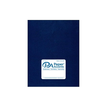 UPC: 0740512758623 | Paper Accents Cardstock 8.5 x 11  Pearlized 105lb Lapis 25pc