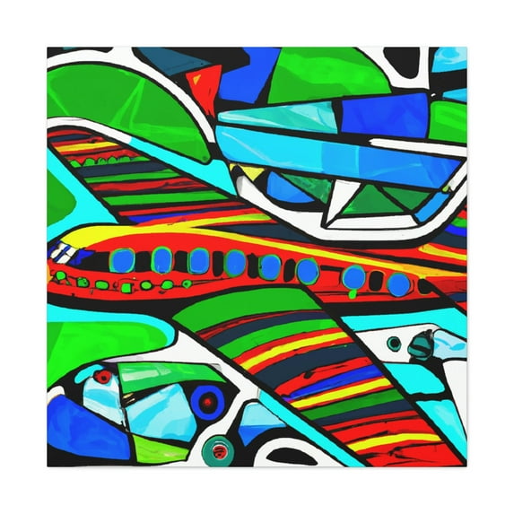Flight of Colors. - Canvas
