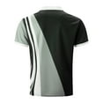 thumbnail image 5 of Goodtrade8 Mens Short Sleeve T-Shirts Office Collared Pullover Summer Casual Patchwork Slim Fit Outdoor Shirts for Men, 5 of 5