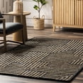 thumbnail image 4 of Rugs USA Grassland Handwoven Jute Area Rug, 9' 6" x 13' 6", Liess Black, 4 of 9