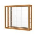 thumbnail image 2 of Waddell 8903K-MB-MK Heirloom 36 x 30 x 8 in. Wall Case with 5 Shelves, Mirror Back - Carmel Oak, 2 of 6