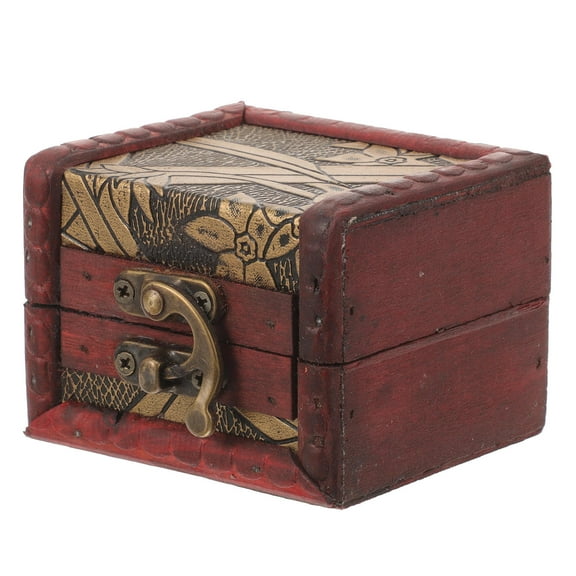 MUSEYA Jewelry Trinket Box Square Jewelry Box Brown 1Pack
