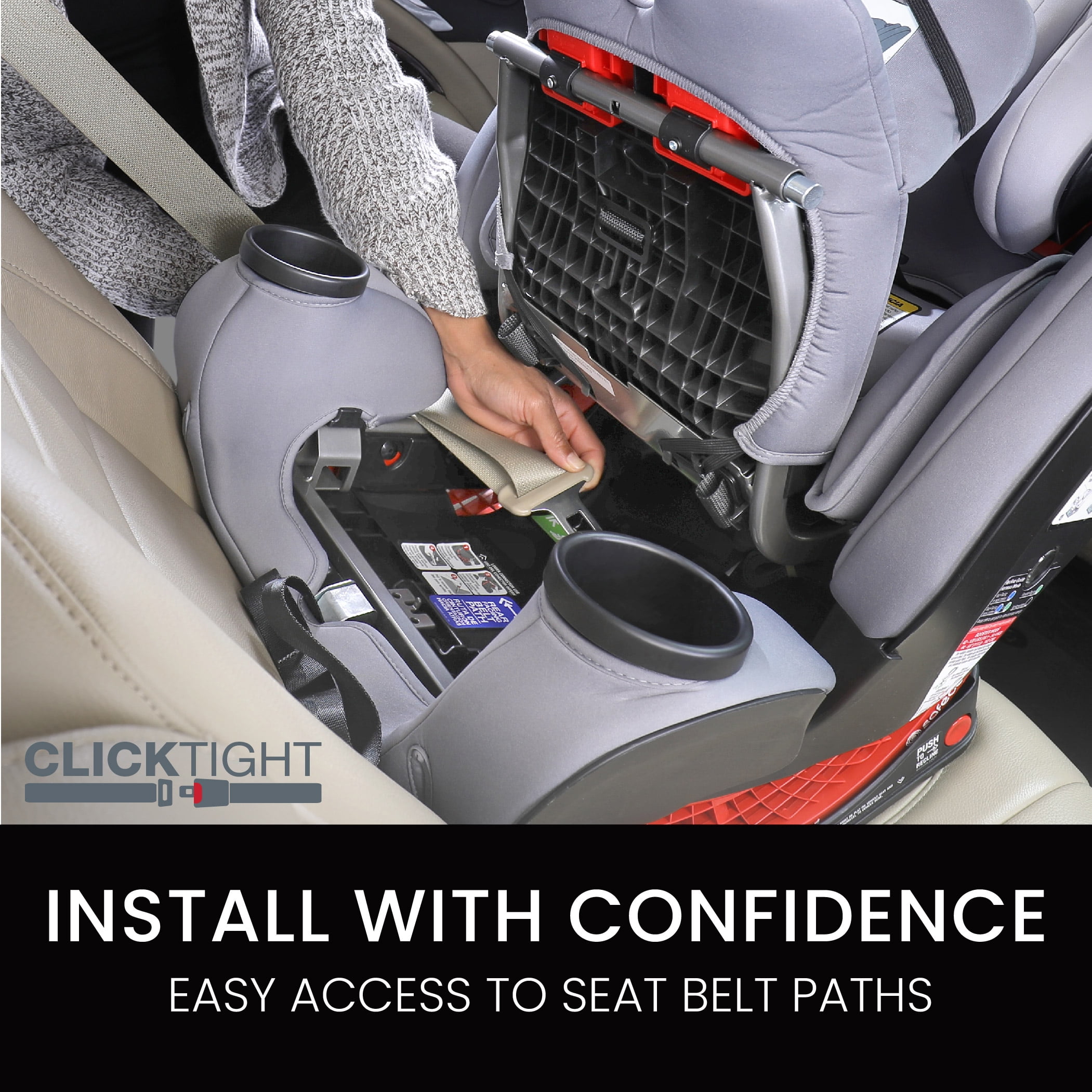 Britax One4Life ClickTight All-in-One Convertible Car Seat, Onyx