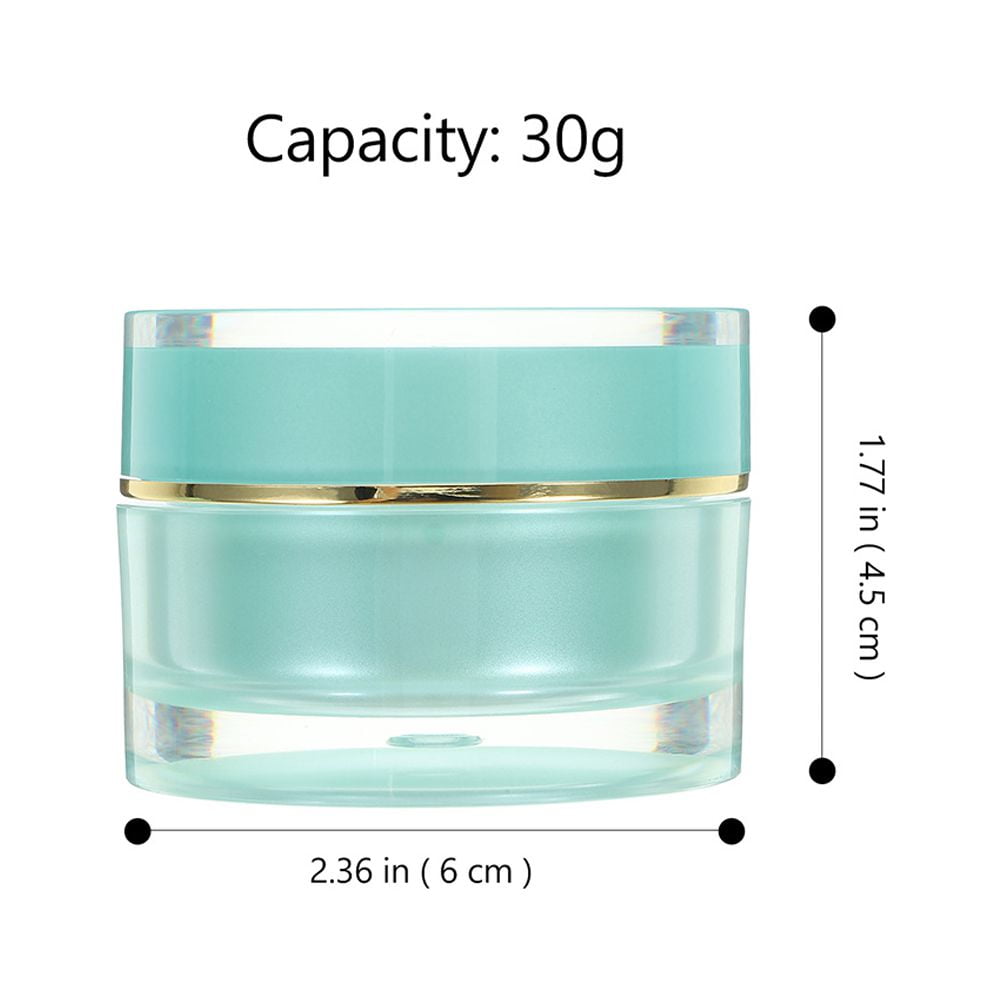 FRCOLOR 3pcs Cream Jar 30g Wide Mouth Cream Container Refillable Cream Jar Travel Jar Container