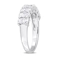 thumbnail image 2 of 1.60 Carat (Ctw) Lab-Created Moissanite Anniversary Band Ring in Sterling Silver for Women, 2 of 6