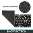 thumbnail image 6 of Black White Gothic Skull Butterfly Moon Pattern Kitchen Rugs Sets Of 2,Anti Fatigue Kitchen Mat Rugs Non Slip Washable,Decorative Kitchen Floor Mats for Kitchen,Sink,Laundry,17"x30"+17"x47", 6 of 7