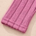 thumbnail image 6 of Letdown Tween Girls 2PCS Clothes Ribbed Knit Solid Long Sleeve T-shirt and Straight Pants Spring Fall Outfits (Hot Pink,9-10 Years), 6 of 9