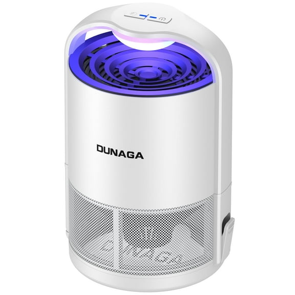 DUNAGA Fly Traps Indoor with 10 Sticky Glue Boards White Bug Zapper