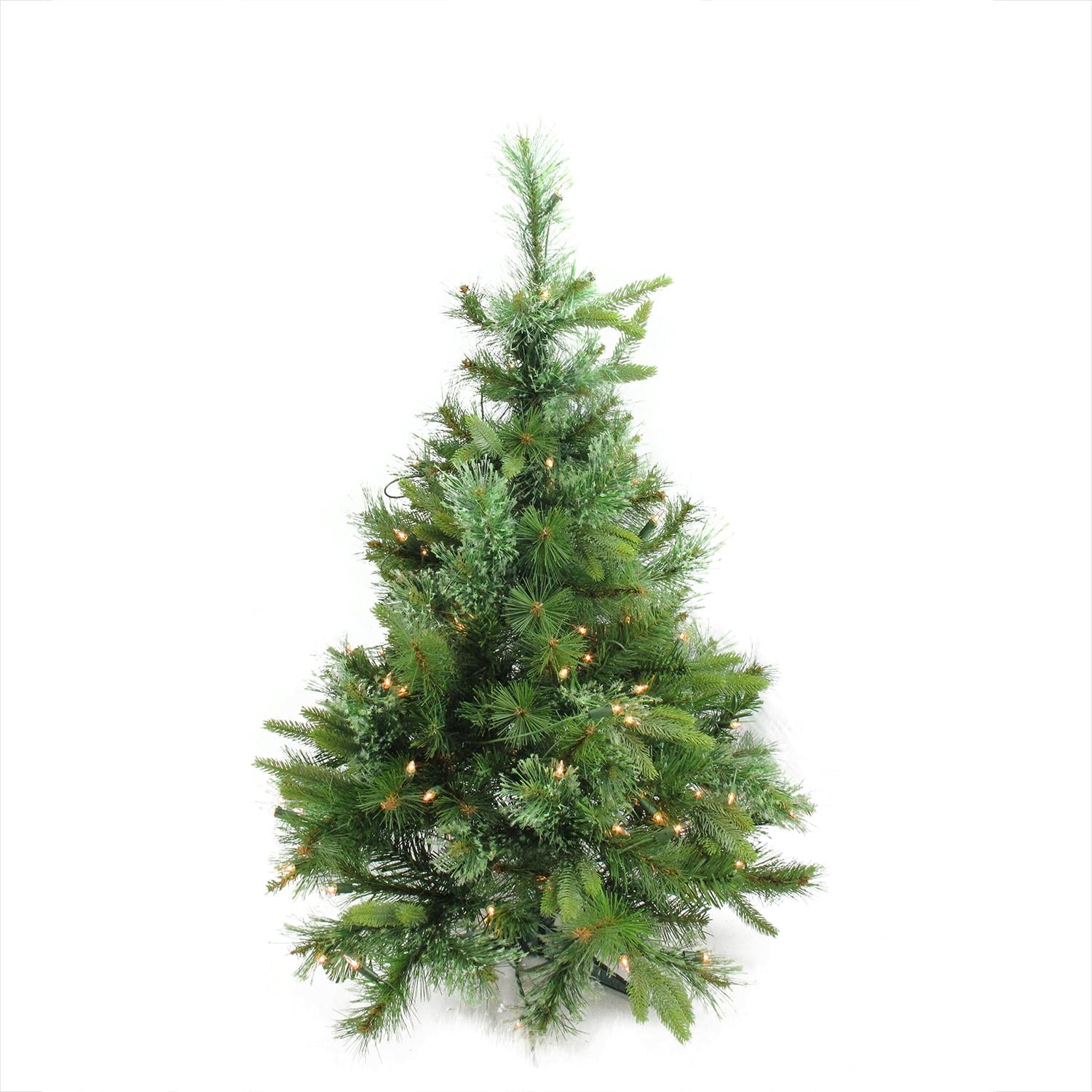 3' x 29" PreLit Cashmere Mixed Pine Full Artificial Christmas Tree