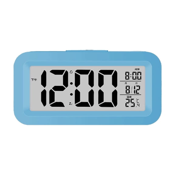 CCOCC Alarm Clock,Adjustable Digital Clock,Backlit Bedside Clock,Compact Alarm Clock for Easy Time Reading