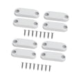 thumbnail image 4 of Soporte para puerta de RV, piezas, moderno, reemplaza casas rodantes de alto rendimiento, almacenamiento de RV Juego de 4 blanco, 4 of 9
