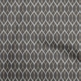 thumbnail image 1 of oneOone Georgette Viscose Dark Gray Fabric Ogee Sewing Material Print Fabric By The Yard 42 Inch Wide, 1 of 4