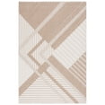 thumbnail image 2 of SAFAVIEH Global Amable Abstract Indoor/Outdoor Area Rug, Beige/Light Beige, 5'3" x 5'3" Square, 2 of 5