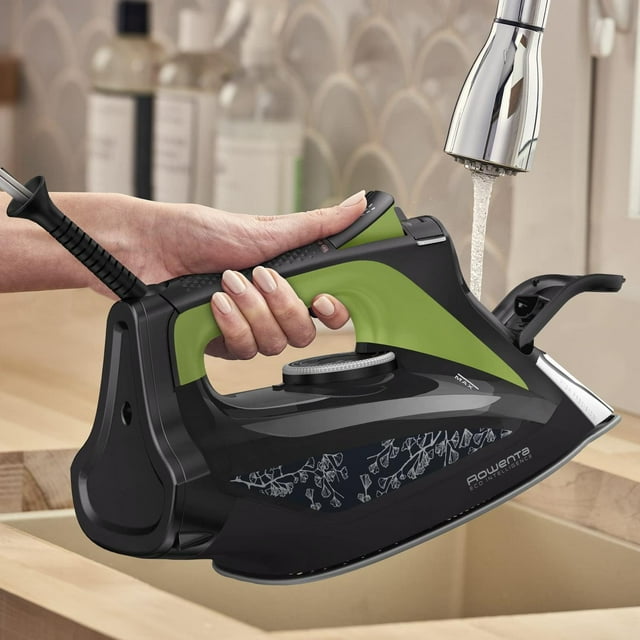 Plancha de Vapor Rowenta Negro Verde Eco Intelligence 2500 W Distribución Óptima