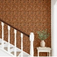 thumbnail image 3 of S4Sassy Leopard Print Wallpaper- Orange Animal Theme Removable Walls Covering, 25" x 60" Self-Adhesive Vinyl Wall Paper, Decorative Wallwrap, Easy DIY Walls Covering For Bedroom, Living Room, 3 of 9