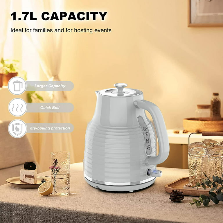 Homeart quiet electric kettle Kettle household automatic power-off retro  tea pot 304 steel