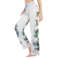 thumbnail image 3 of Medium Women's Comfy Casual Pajama Pants Stretch Fabric Suitable for Yoga Pants Hippie Pants，The Best Holiday Gifts for Women Decorated with Snowflakes, 3 of 7