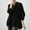 *Black, variant on ClodeEU Womens Velvet Solid Color Long Sleeve Top V Neck Shirt, Flowy Long Puff Sleeve Ruffle Peplum Babydoll Shirt Red,Womens Plus M