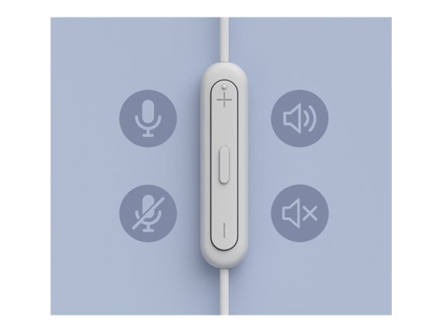 Sony IER-EX15C USB-C Wired Earphones - Plug and Play In-Ear Headphones with Mic and Volume Control (White)