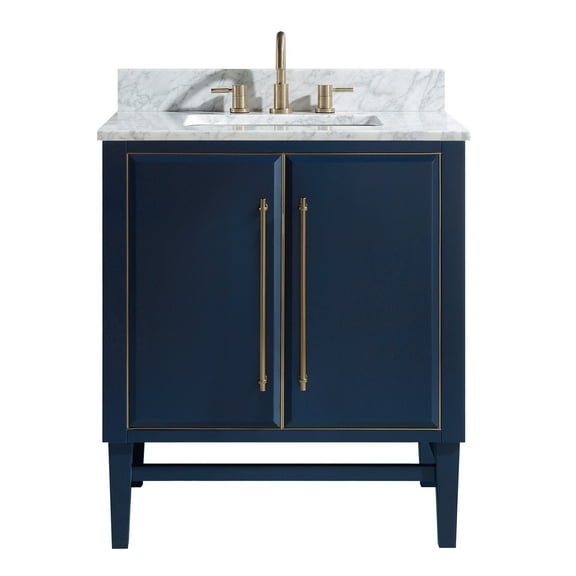 Avanity Mason-Vs31-G-C Mason 32" Free Standing Single Basin Vanity Set - Blue