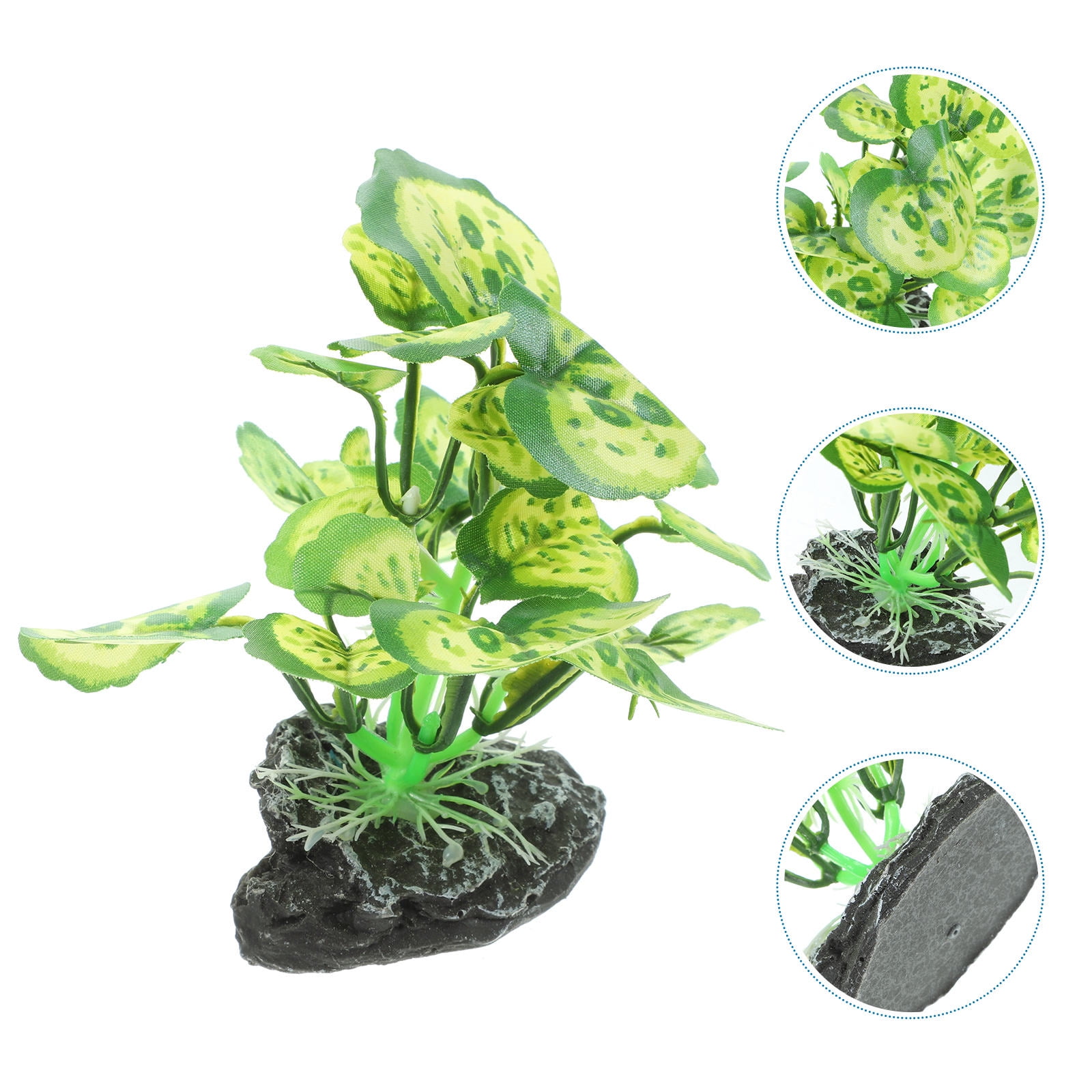 HEATSHAKING Safe Premium Plastic Fish Tank Plants Assorted Colors for Aquarium Decoration