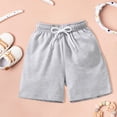 thumbnail image 2 of Wxirdiow Toddler Pants Toddler Shorts for Boys Girls Pull On Cotton Summer Shorts Casual Clothes Short Pants Grey Size,18-24Months, 2 of 9