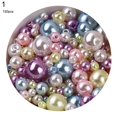 thumbnail image 2 of 150Pcs/Bag Perforated Faux Pearl Beads (3-8mm) - Versatile Plastic Pearls for Jewelry Making, Ideal for Earrings, Necklaces, and Home Crafting, 2 of 7