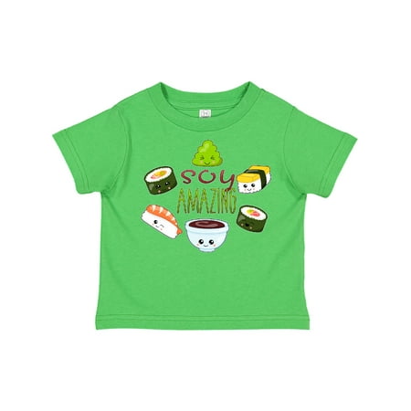 

Inktastic Soy Amazing- Cute Sushi and Wasabi Gift Toddler Boy or Toddler Girl T-Shirt