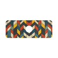 thumbnail image 7 of Yayeee Faucet Mat for Kitchen Sink 14.7" Diatomite Long Splash Guard Pad, Red Geometric, 7 of 7