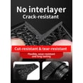 thumbnail image 3 of Catelles Men's Genuine Leather Black Crocodile Pattern Belt (Without Buckle), Wear-Resistant, Casual and Business, Gift Box Packaging&For waist 42in Width 1.38in(3.5cm), 3 of 8