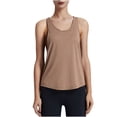 thumbnail image 2 of Giftesty Tank Tops for Women Clearance Women's Round Neck Solid Color Sleeveless T-shirt Tank Top Sports Tank Top Top Round Neck Tank Top, 2 of 4
