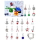 thumbnail image 1 of Calendario de Adviento 2020, calendario de cuenta regresiva para Navidad, Kit de fabricación de pulseras con dijes DIY con temática navideña, conjunto de regalo de joyería para niñas y mujeres, 1 of 7