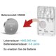 thumbnail image 3 of Mini interruptor inalámbrico con mini receptor, Interruptor inalámbrico, Exterior, 400 m, 40 m, Control remoto RF de 433 MHz, Lámpara LED IP54, Protección contra vapor, 3 of 4