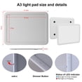 thumbnail image 7 of TOHETO Rechargeable A3 LED Light Box for Tracing, Acrylic Wireless Lightbox Drawing Light Table Light Pad Light Copy Board for Artists Sketching, 7 of 7