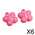 thumbnail image 1 of DYNWAVECA 5-6pack 2 x Butterfly Tennis Squash Racket Vibration Dampeners Shock Absorber 6 Pcs, 1 of 7