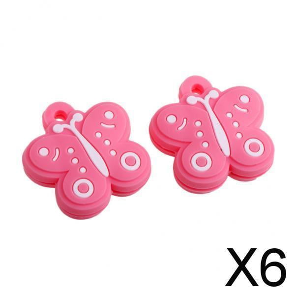 DYNWAVECA 5-6pack 2 x Butterfly Tennis Squash Racket Vibration Dampeners Shock Absorber 6 Pcs