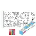 thumbnail image 3 of Long Children Graffiti Scroll Multiple Patterns Creative Canvas for Early Education Drawing Toy, 3 of 3