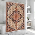 thumbnail image 6 of Boho Southwest Bathroom Shower Curtains with 12 Hooks Polyester Waterproof Shower Curtain for Stalls and Bathtubs Retro Farmhouse Aztec Tribal Geometric Decorative Bathroom Curtain 36x72 Inches, 6 of 8