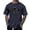 Navy, variant on NinXxx Men's Oversized City Print Crew Neck Loose Casual Sports Tee Dark Gray XXXL