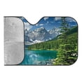 thumbnail image 6 of Awypu Lake Mountains Trees Sunshade for Car Windshield Prevent Your Car from Sun Heat & Glare for Vehicle SUV Truck Protector 55.12*29.92 in, 6 of 7