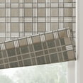 thumbnail image 6 of TWOPAGES 31"x64" Linen Blend Cordless Jacquard Roman Shade Light Filtering Blinds for Bedroom, 1 Piece, Mountain, 6 of 6