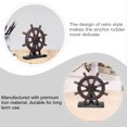 thumbnail image 6 of Raindrops  Miniature Retro Geometric Wallpaper Rudder Ornament Ship Steering Wheel Model, 6 of 8