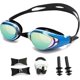 thumbnail image 1 of Nearsighted Swim Goggles, Shortsighted Optical Swimming Goggles No Leaking Anti Fog UV Protection for Adult Men Women, 1 of 5