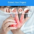 thumbnail image 5 of Mcvcoyh 24 PCS Gel Finger Sleeve Protectors, Trigger Finger Pain Silicone Finger Sleeve Cushions and Protects Provide Relief for Finger Cracking, Corns, Blisters, 5 of 7