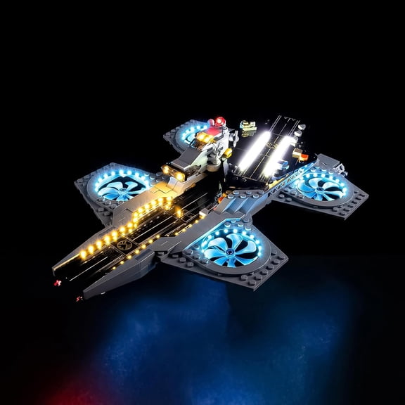 Light Kit for The Avengers Helicarrier 76295 - Led Lighting DIY Gift Compatible with Building Blocks Model (NOT Included The Model Set)