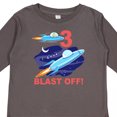 thumbnail image 4 of Inktastic Outer Space 3rd Birthday Boys or Girls Long Sleeve Toddler T-Shirt, 4 of 5