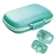 thumbnail image 1 of 1Pack Travel Pill Organizer, 8 Compartments Portable Pill Case, Small Pill Box for Pocket Purse Portable Medicine Container Blue, 1 of 5