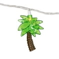 thumbnail image 6 of Northlight Tropical Palm Tree Indoor Outdoor Patio Light Set -  7' White Wire - 10ct, 6 of 7