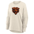 thumbnail image 4 of Women's Fanatics Cream Chicago Bears Dove Legacy Long Sleeve T-Shirt, 4 of 5